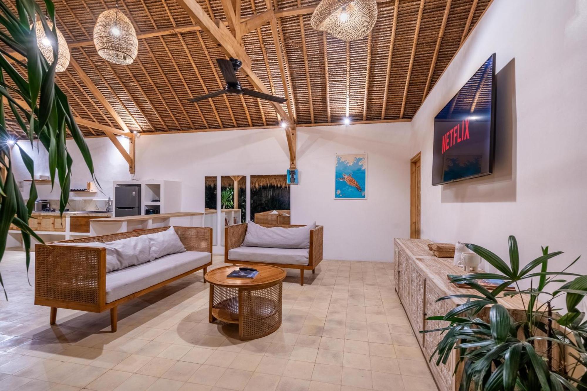 Villa Kelapa Kucing Gili Air Esterno foto