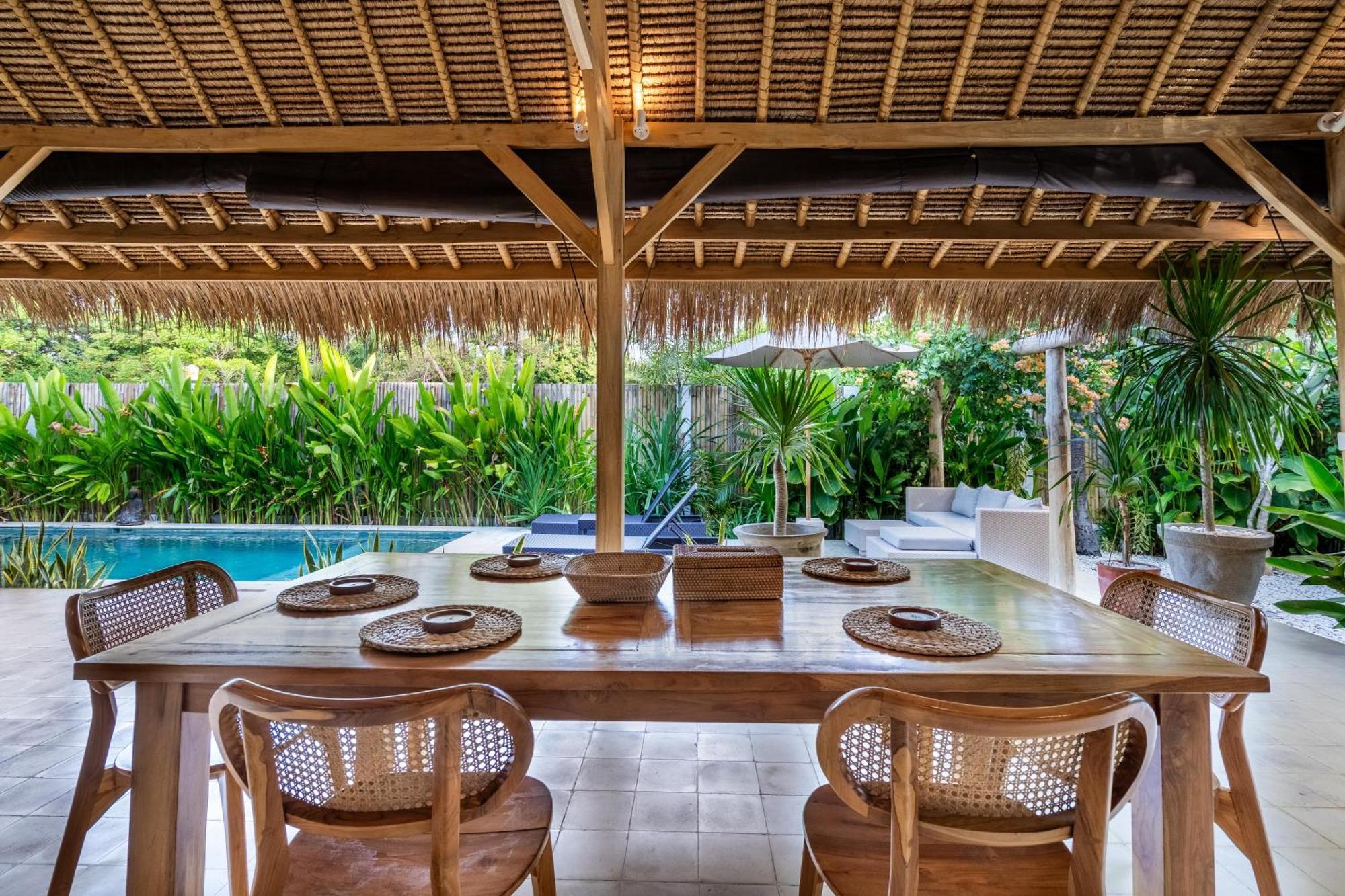 Villa Kelapa Kucing Gili Air Esterno foto